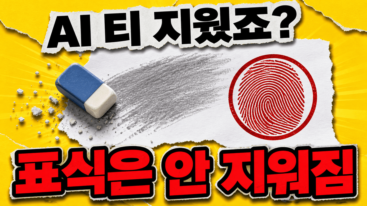 AI 티 지우는 법으로는 클로드 워터마크를 못 지운다